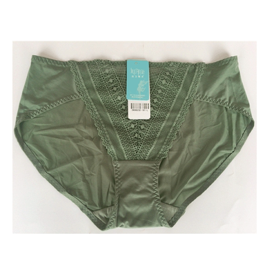 DAIYU/戴丝玉春夏新款女内裤DK88232舒适无痕中低腰三角蕾丝底裤M