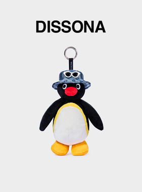 DISSONA迪桑娜PINGU合作款幸运锦囊幸运鹅玩偶挂件挂饰