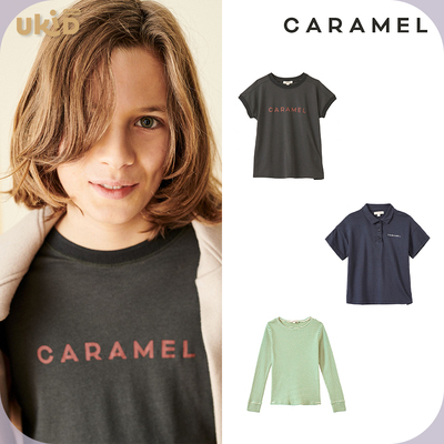 现货 caramel 24SS春夏季儿童装男女T恤