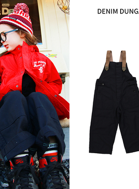 现货 DENIM DUNGAREE 2025aw 秋冬新款儿童装背带裤