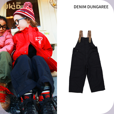 现货 DENIM DUNGAREE 2025aw 秋冬新款儿童装背带裤