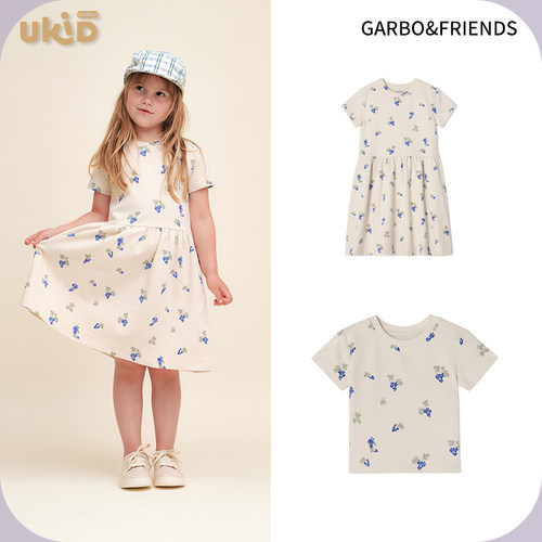 现货 garbo&friends 2025SS 童装春夏新款泳衣短袖T恤