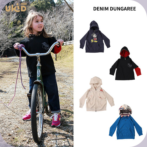 现货 DENIM DUNGAREE 秋冬新款 米奇合作款连帽卫衣