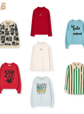 现货 THE ANIMALS OBSERVATORY 24AW秋冬儿童装毛衣针织衫卫衣
