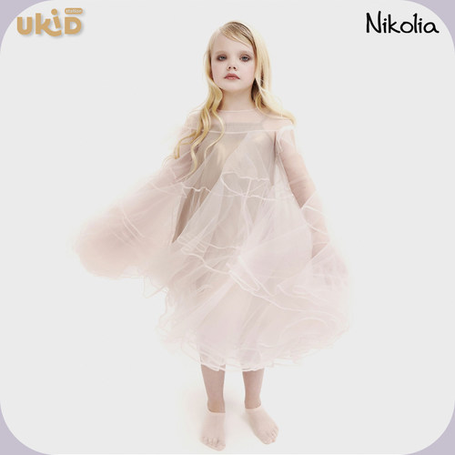 现货nikolia21aw童装仙女纱裙