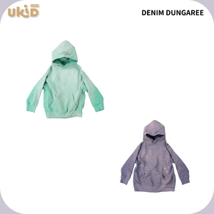 现货 DENIM DUNGAREE  秋冬新款 晕色连帽卫衣