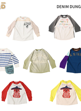 现货 DENIM DUNGAREE 2025aw 秋冬新款儿童装T恤上衣