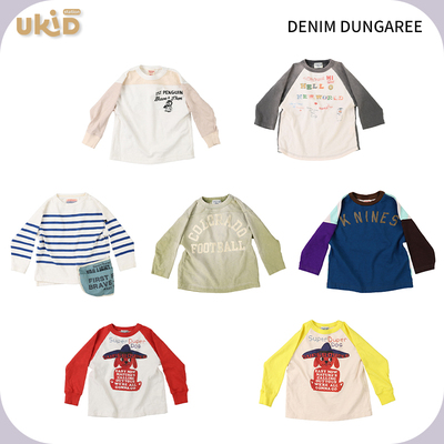 现货 DENIM DUNGAREE 2025aw 秋冬新款儿童装T恤上衣