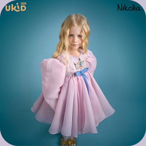 现货 Nikolia 童装新款 宫廷风连衣裙