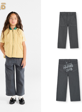 现货THE ANIMALS OBSERVATORY 25AW秋冬儿童装休闲裤