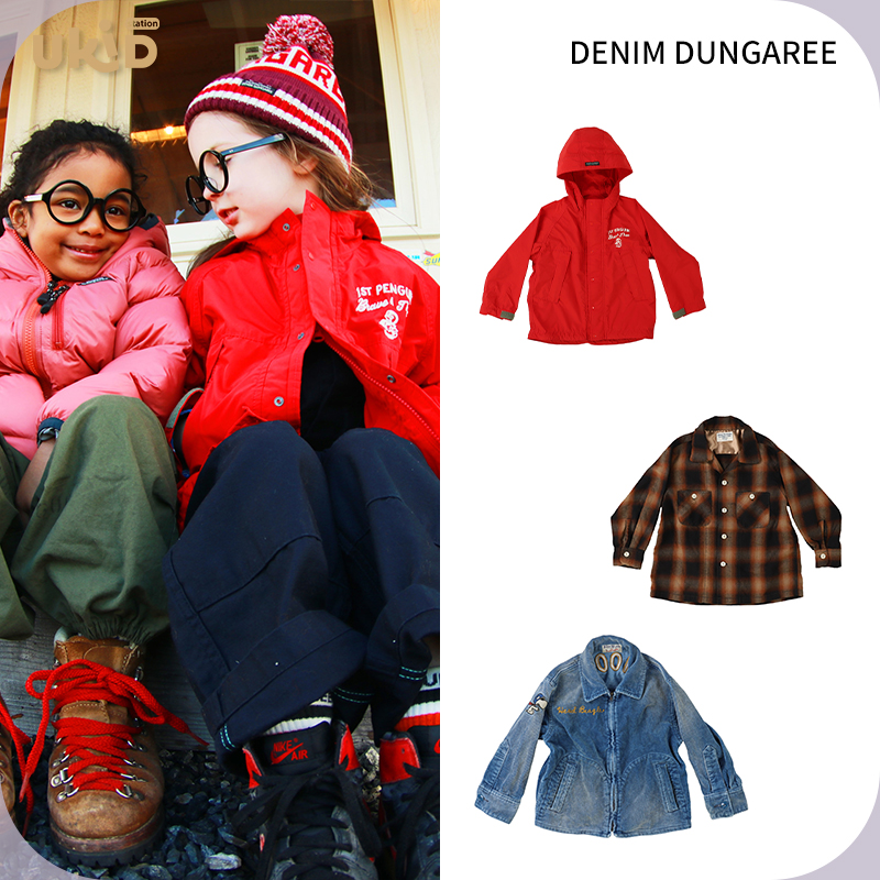 现货 DENIM DUNGAREE 2025aw 秋冬新款儿童装夹克