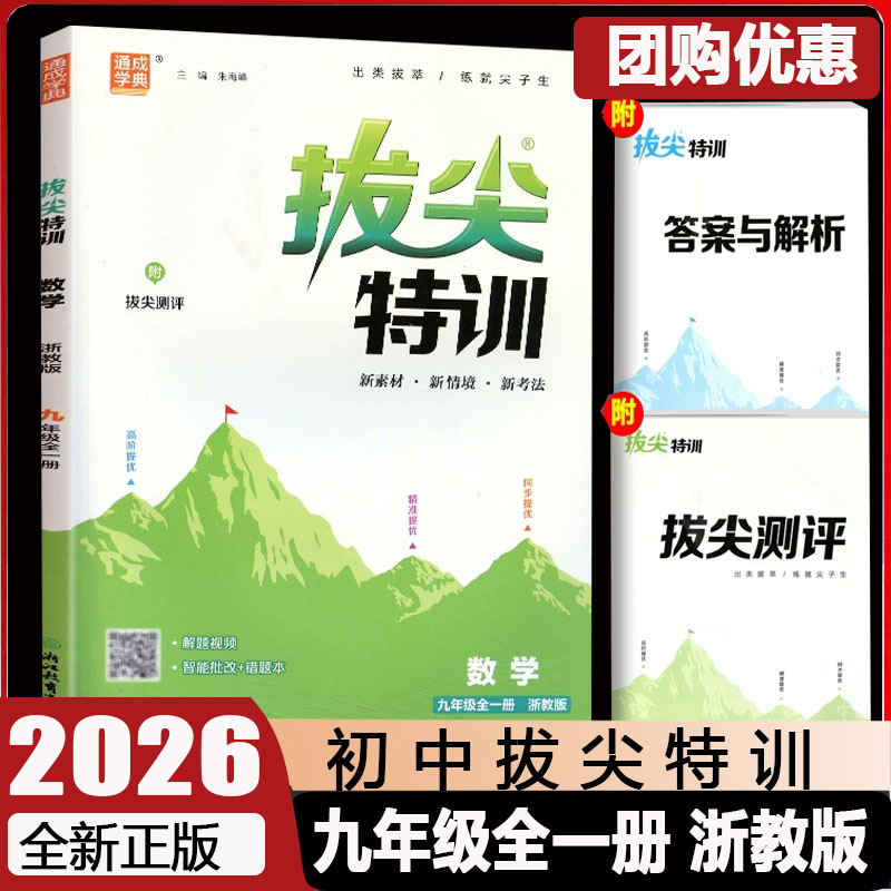 通城学典拔尖特训九年级全一册