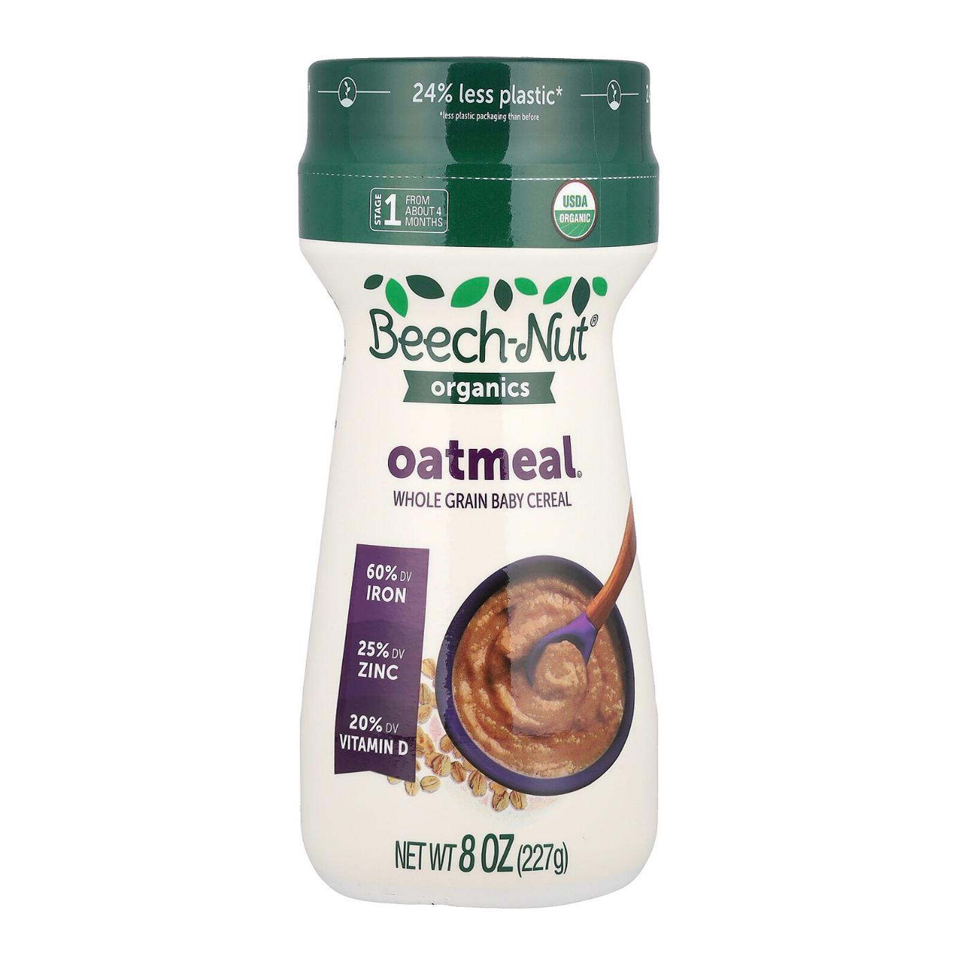 海淘 美国Beech-Nut有机一段1段纯燕麦粉 婴儿宝宝辅食米粉 227克