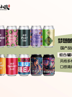 梦想酿造啤酒老司机红心886I人E人996暗香哈密瓜博森莓十果酸250