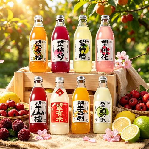 好望水山楂梅好吉利气泡水2瓶