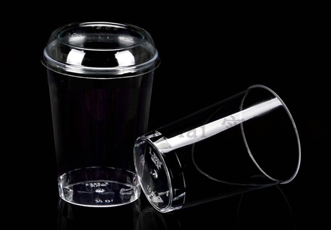 360MML大容量一次性水杯硬塑料航空杯果汁杯慕斯杯蛋糕杯500只