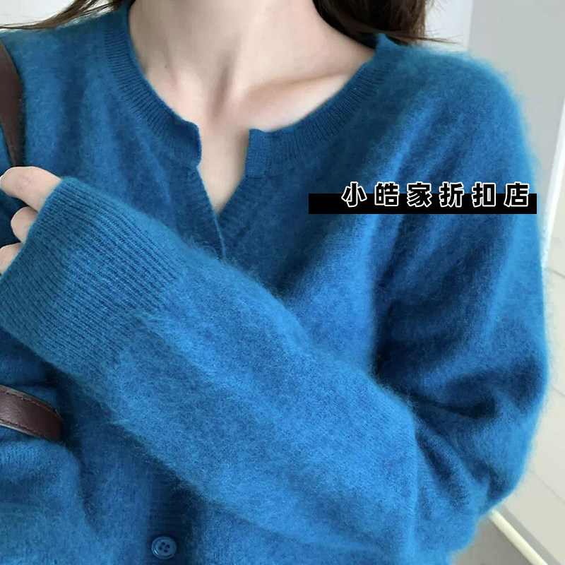 羊绒95羊毛秋冬新韩版宽松毛衣