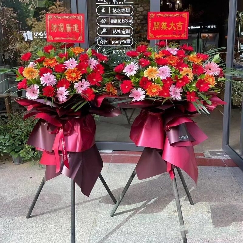 武威市店开业张鲜花篮同城速递商务乔迁庆典18凉州区古浪民勤县