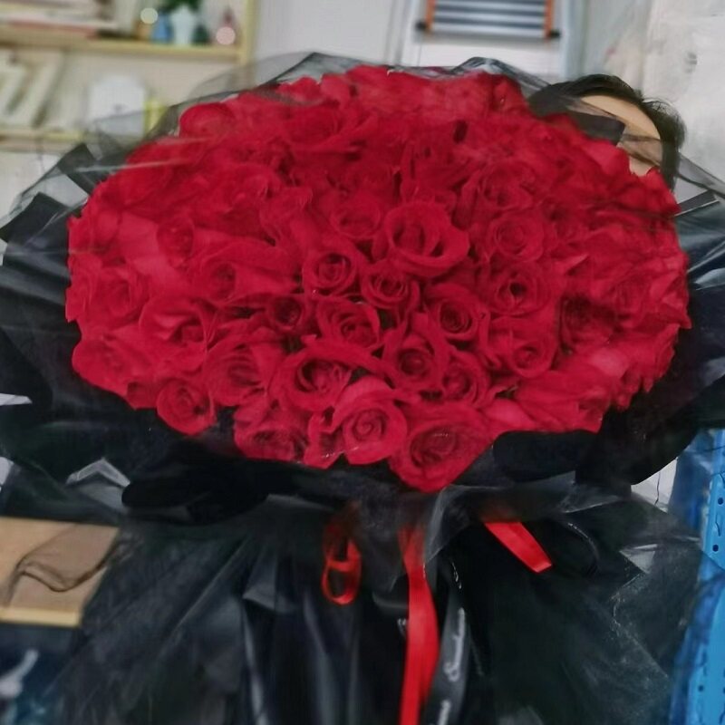 宜春市鲜花店专人送货生日红玫瑰束1袁州靖安奉新上高宜丰城