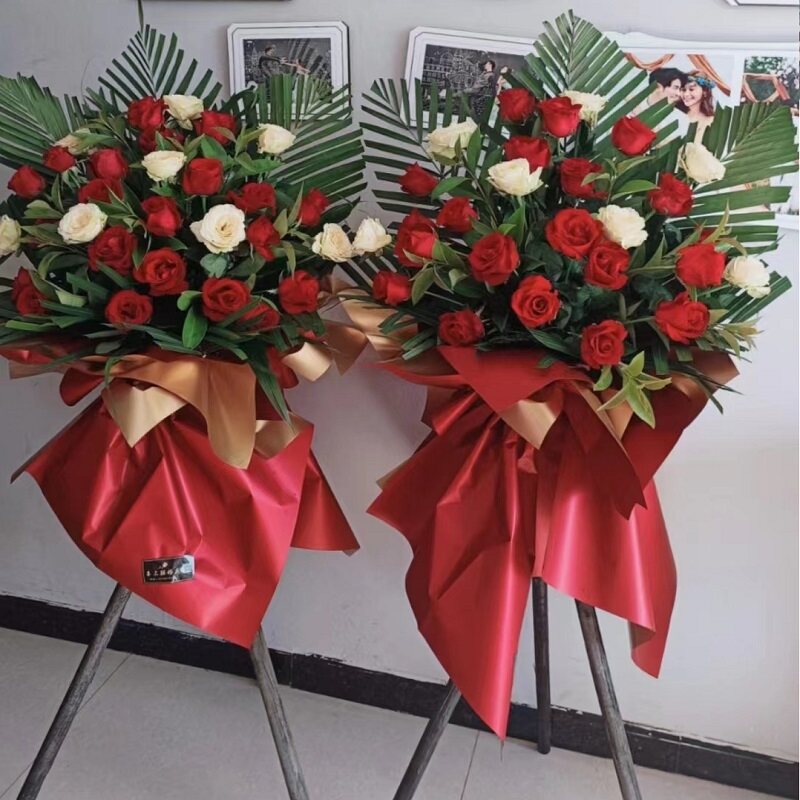 贺州市店开业张鲜花篮同城速递商务乔迁庆典18八步平桂钟山县富川