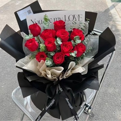 运城市鲜花店速递礼物送生日粉红玫瑰束18闻喜垣曲平陆县永济河津