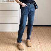 小个子高腰宽松哈伦萝卜裤 COCO微胖大码 薄款 女2025夏季 胖mm牛仔裤