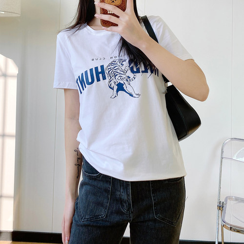短袖韩版休闲常规棉女