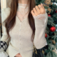 绝美巨好看针织上衣 冬季 龙妹家V领蕾丝打底衫 毛衣女内搭2026新款