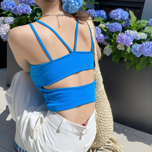 【赠运费险】甜辣露背吊带背心