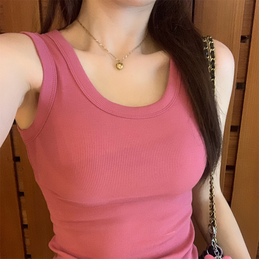 圆领吊带背心女休闲内搭