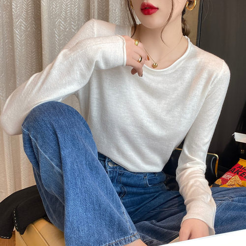 【羊毛打底衫】薄款高级感针织衫