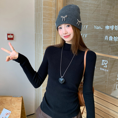 【羊毛一体打底衫】修身显瘦百搭