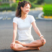 亚版 2.0紧身速干透气运动短袖 瑜伽服短袖 Swiftly T恤 辣妈丁丁