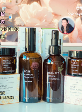 澳洲直邮  SPRINGFIELDS橙花/玫瑰/薰衣草面霜面膜乳液精华爽肤水