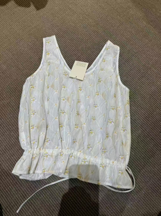 杭州NUT新款 刺绣小背心 度假风 舒服 很精致