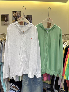 谢欧奈夏季新款 很薄很薄很舒服的连帽宽松长袖防晒外套