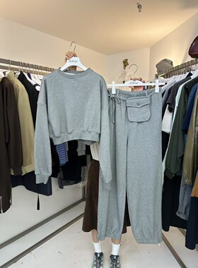 BELLATAG正版秋季新款 卫衣加卫裤休闲舒服套装女