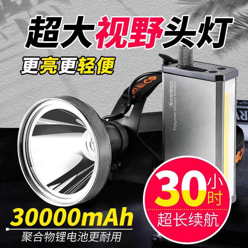 康铭分体矿工超长续航强光头灯