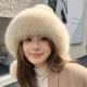 皮草帽子女冬季 水貂毛貂皮帽子狐狸毛球蒙古公主帽貂绒帽子韩版 潮