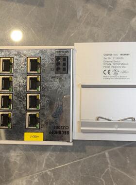 【议价】倍福BECKHOFF CU2008-0000工业交机8口