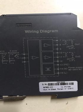 【议价】WIRiNG DIAGRAM变送器 NPWD-C1