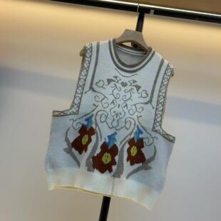 80斤 2025年新款 衣长58CM 休闲针织背心女 140斤 时尚