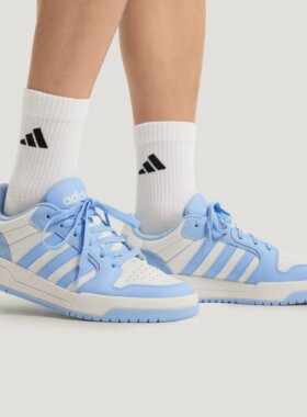 adidas阿迪达斯  ENTRAP 男女少年感复古篮球风板鞋KJ5972