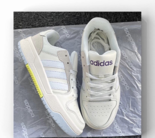 Adidas阿迪达斯女子运动鞋防滑休闲鞋低帮轻便板鞋JP9963 IE3904