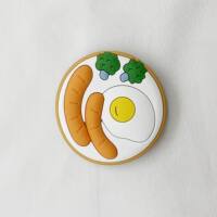 Cute cartoon silicone flower phone airbag stand, lazy person stretchable air cushion ring buckle, custom logo thumbnail 5