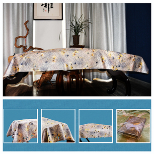 新上新135小筝超柔清新淡雅古风江南水墨古筝防尘罩琴披支持定制