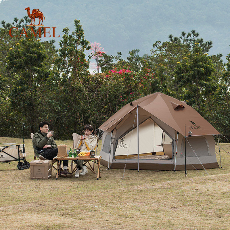 【非卖品】户外精致露营蘑菇屋帐篷便携折叠野营加厚野餐公园露营