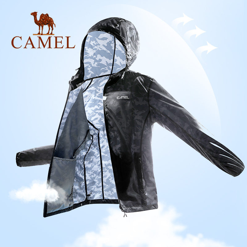 【非卖品】户外皮肤衣男款 春夏新款印花风衣薄款透气防晒外套户