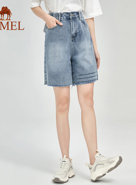 【非卖品】女装牛仔短裤女2021夏季新款直筒宽松牛仔裤女A字阔腿