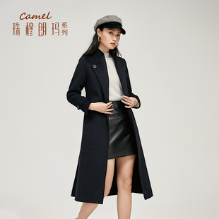 欧洲站中长款 2020新款 外套秋冬气质宽松百搭休闲毛呢大 非卖品